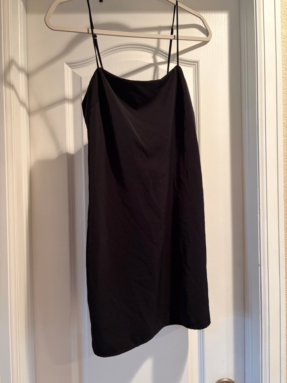 Black Slip Mini Dress